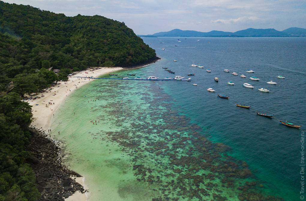 Экскурсия на коралловый остров из пхукета, тайланд: на карте, отели, фото и видео, отзывы » карта путешественника