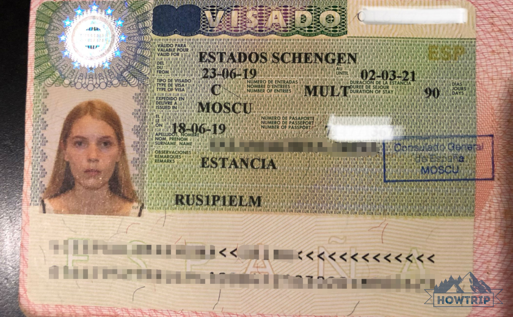 Документы на визу в испанию
