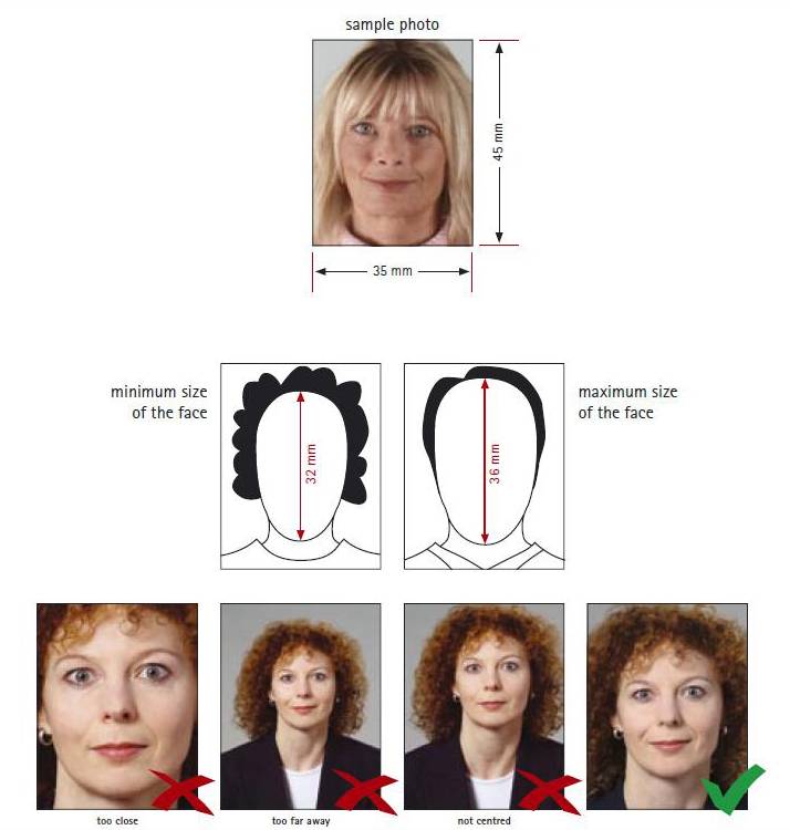 Каким должно быть фото на шенген?