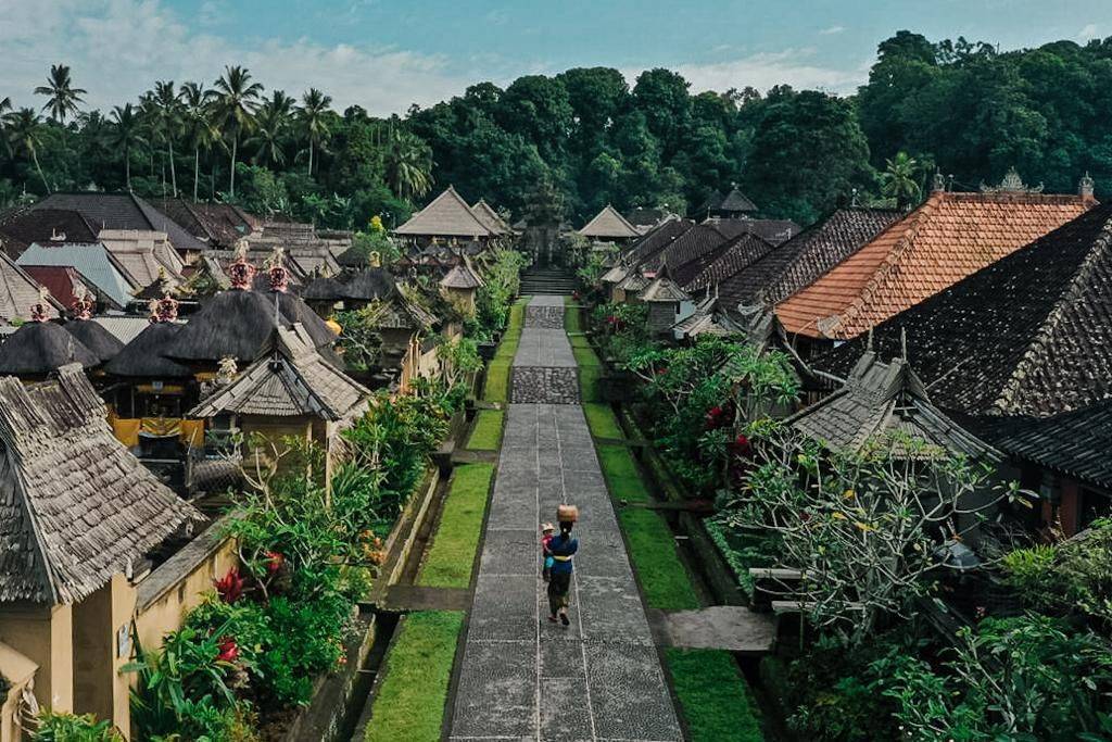 Penglipuran village in bali one of the cleanest in the world | horn necklace