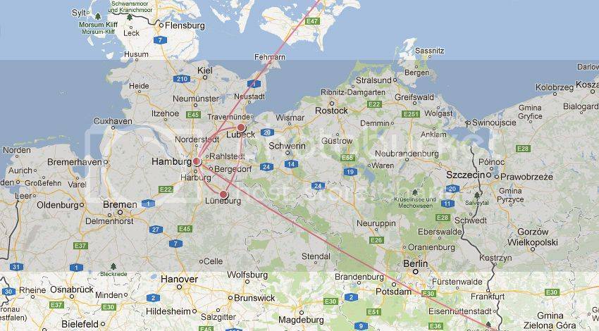 Как можно добраться от Гамбурга до Кельна