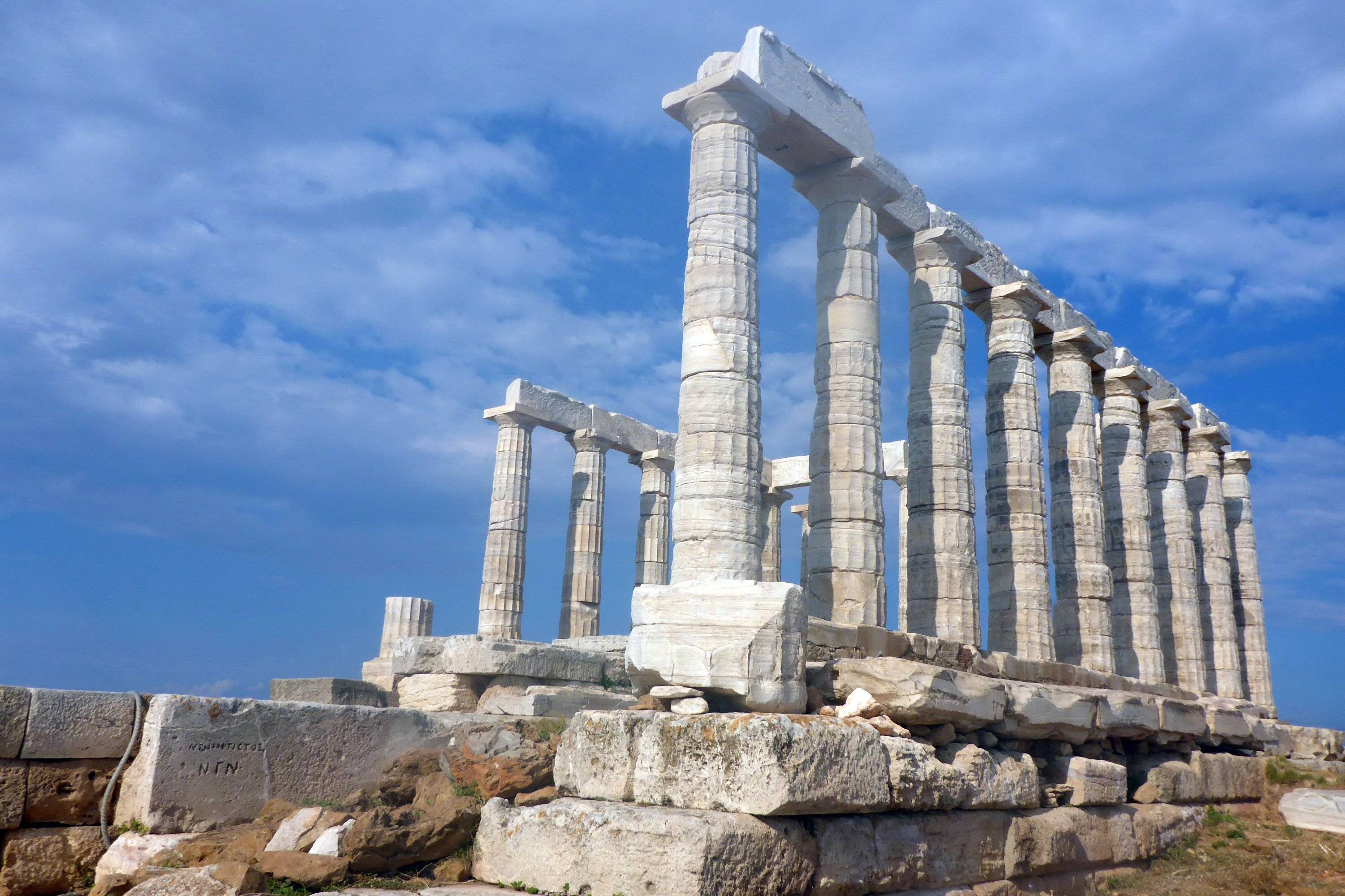 Греция мыс Сунион храм