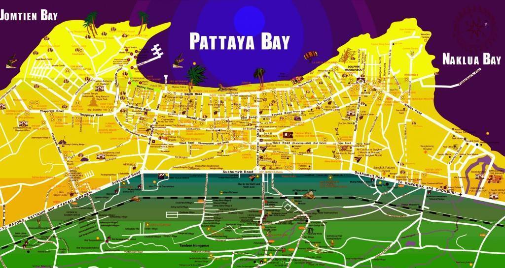 Районы паттайи: где лучше жить и покупать недвижимость. наклыа и северная паттайя, центр и джомтьен
