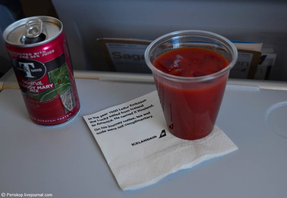 Томатный сок в самолете вкуснее, чем на земле: миф или правда?