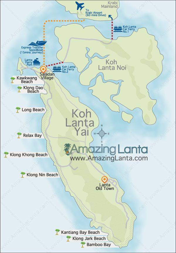 Остров ланта: как добраться из бангкока, пхукета и др. - аюрведа и йога с мартой