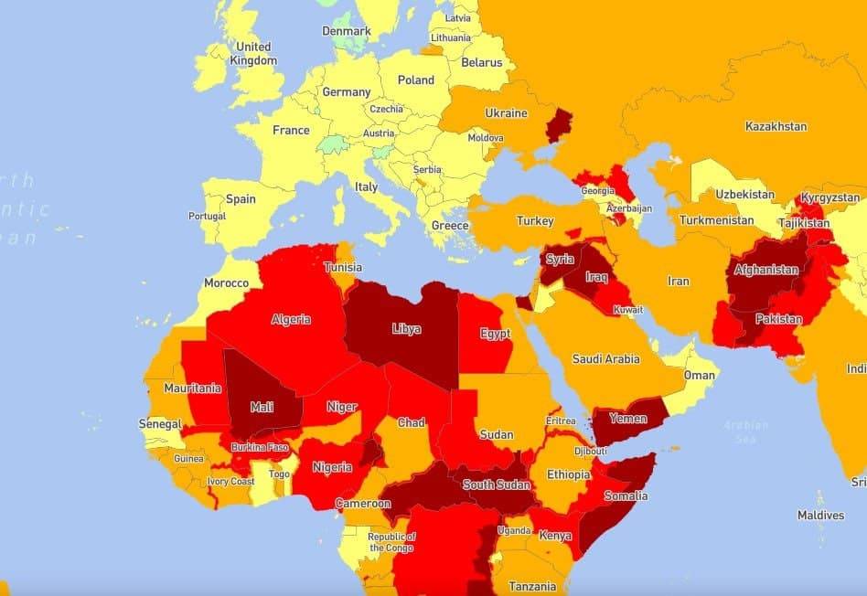 Опасные страны для туристов. Самые опасные страны для туристов 2022. Список самых опасных стран. Карта самых опасных стран. Самая опасная Страна.
