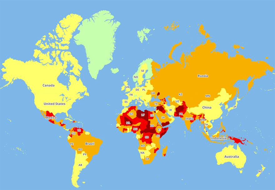 Топ 10 самых опасных стран мира для туризма и путешествий с фото